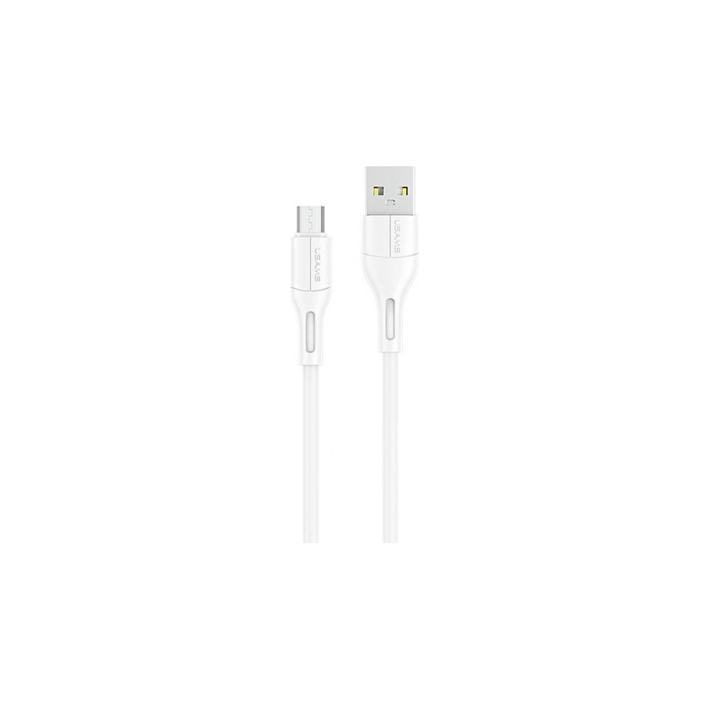 Hurtownia GSM - Kabel USAMS U68 microUSB 2A Fast Charge 1m bílý/white SJ502USB02 - USA414WHT - {ean13} - Hurt