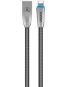 USAMS Nylon Cable U-Light Lightning gray 1,2m IPZSUSB02 (US-SJ182)