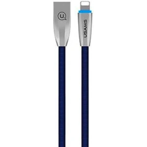 Hurtownia GSM - Kabel pleciony USAMS U-Light Lightning niebieski/blue 1,2m IPZSUSB03 - USA340BLU - {ean13} - Hurt