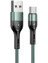 Kabel pleciony USAMS U55 2A USB-C U55 zielony/green 1m SJ449USBSG02