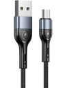 USAMS Nylon Cable U55 2A microUSB U55 black 1m SJ450ZJ01 (US-SJ450) SJ450USBSG01