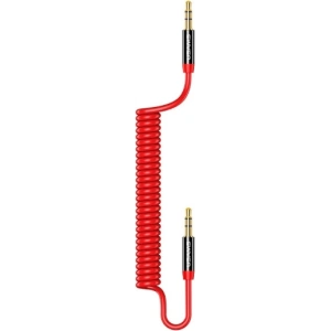 Hurtownia GSM - Adapter USAMS Spring audio jack 3,5mm -3,5mm 1,2m czerwony/red SJ256YP02 - USA033RED - {ean13} - Hurt