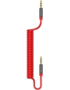 Hurtownia GSM - Adapter USAMS Spring audio jack 3,5mm -3,5mm 1,2m czerwony/red SJ256YP02 - USA033RED - {ean13} - Hurt