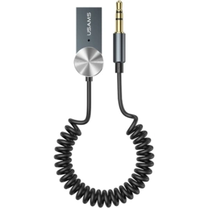 Hurtownia GSM - Adapter USAMS audio Bluetooth 5.0 USB-AUX szary/tarnish SJ464JSQ01 - USA013TAR - {ean13} - Hurt