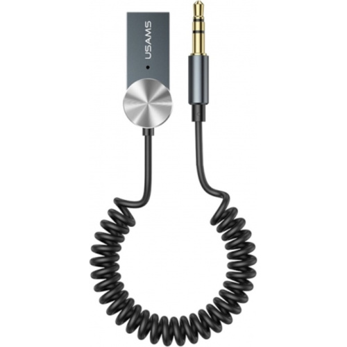 Hurtownia Usams - 6958444922768 - USA013TAR - Adapter USAMS audio Bluetooth 5.0 USB-AUX szary/tarnish SJ464JSQ01 - B2B homescreen