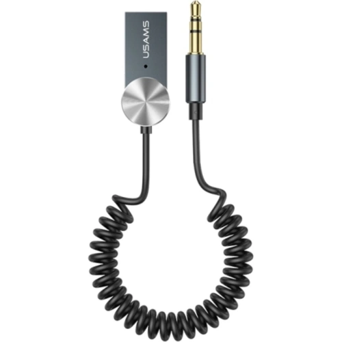 Adapter USAMS audio Bluetooth 5.0 USB-AUX szary/tarnish SJ464JSQ01