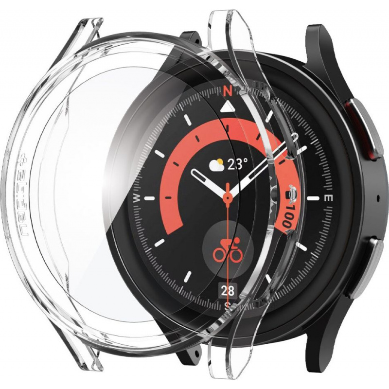 Hurtownia Spigen - 8809811868258 - SPN2318 - Etui Spigen Thin Fit + Szkło Samsung Galaxy Watch 5 Pro 45mm Crystal Clear - B2B homescreen
