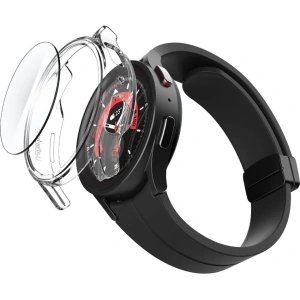 Hurtownia GSM - Etui Spigen Thin Fit + Sklíčko Samsung Galaxy Watch 5 Pro 45mm Crystal Clear - SPN2318 - {ean13} - Hurt