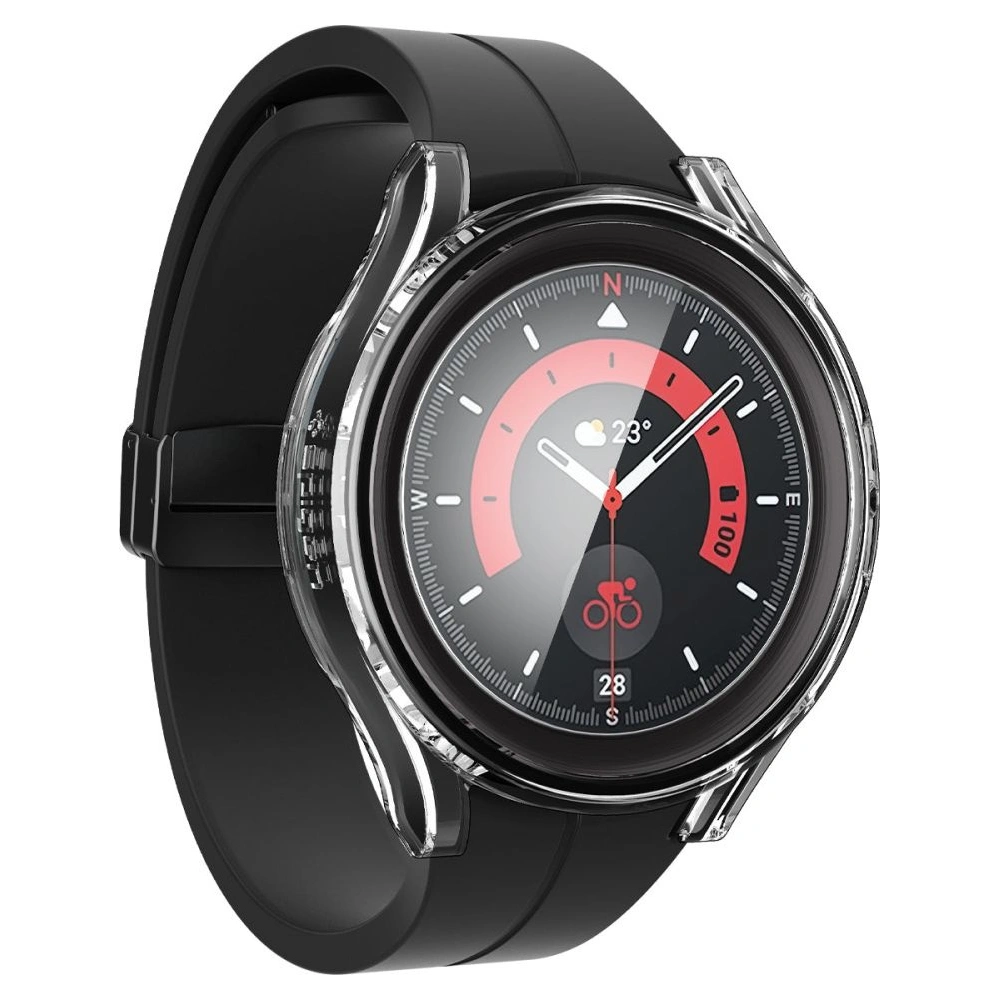Hurtownia GSM - Case Spigen Thin Fit + Glas Samsung Galaxy Watch 5 Pro 45mm Crystal Clear - SPN2318 - {ean13} - Hurt