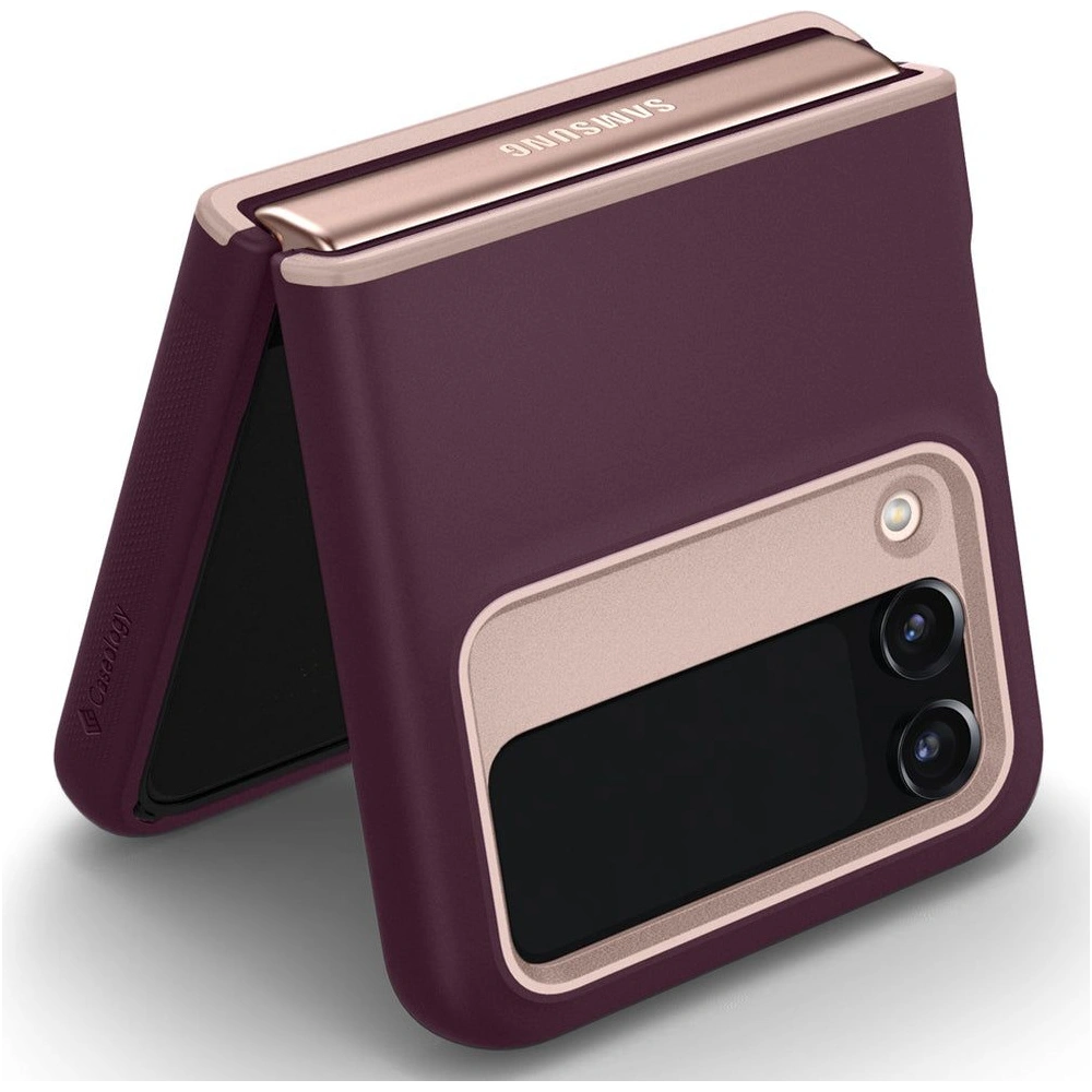 Hurtownia GSM - Etui Caseology Nano Pop Samsung Galaxy Z Flip 4 Burgundská fazole - CSL064 - {ean13} - Hurt