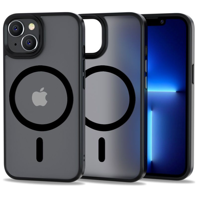 Hurtownia Tech-Protect - 9589046925450 - THP1296 - Etui Tech-Protect Magmat MagSafe Apple iPhone 14 Matte Black - B2B homescreen