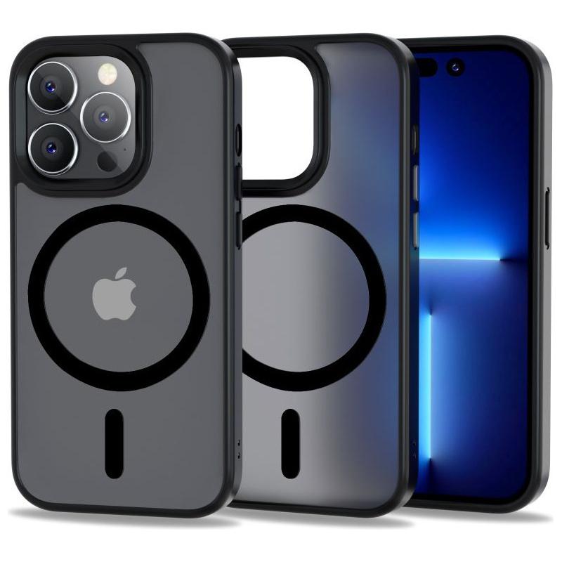 Hurtownia Tech-Protect - 9589046925474 - THP1297 - Etui Tech-Protect Magmat MagSafe Apple iPhone 14 Pro Matte Black - B2B homescreen