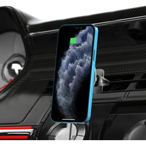 Hurtownia GSM - Upevnění do auta Tech-Protect A2 Magnetic MagSafe Vent Car Mount Wireless Charger 15W Černé - THP1300 - {ean13} - Hurt