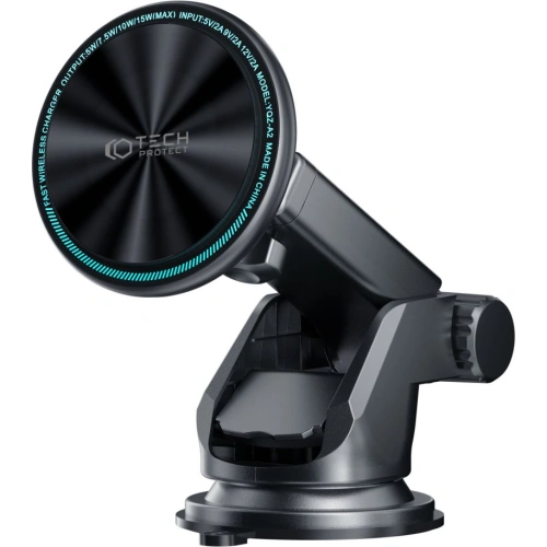 Uchwyt samochodowy Tech-Protect A2 Magnetic MagSafe Dash Car Mount Wireless Charger 15W Black