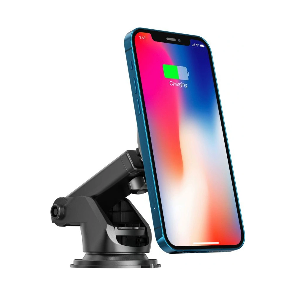 Hurtownia GSM - Upevnění do auta Tech-Protect A2 Magnetic MagSafe Dash Car Mount Wireless Charger 15W Černá - THP1301 - {ean13} - Hurt