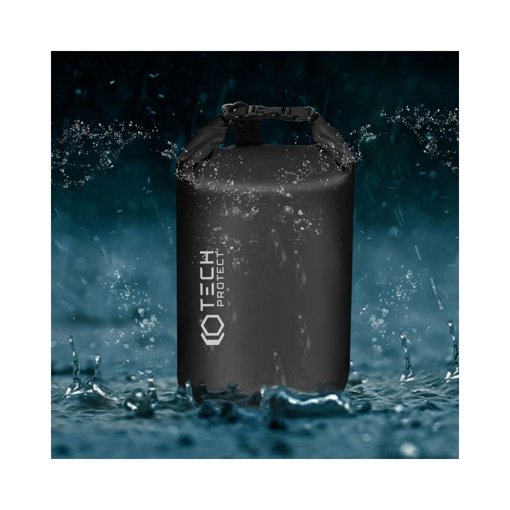 Hurtownia GSM - Woděodolné univerzální pouzdro Tech-Protect 20l Univerzální vodotěsný sáček Černý - THP1302 - {ean13} - Hurt