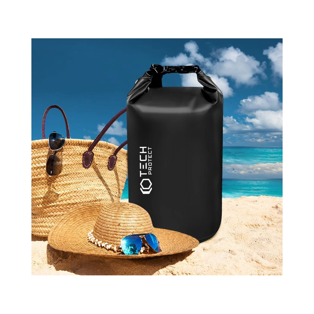 Hurtownia GSM - Woděodolné univerzální pouzdro Tech-Protect 20l Univerzální vodotěsný sáček Černý - THP1302 - {ean13} - Hurt