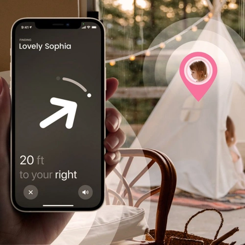 Pasek Tech-Protect Iconband For Kids Apple AirTag Navy