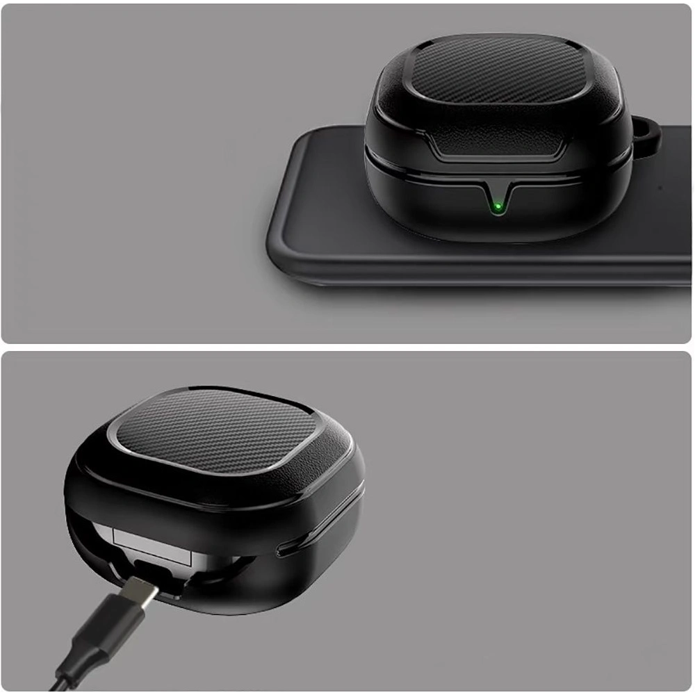 Hurtownia GSM - Etui Tech-Protect Rough Carbon Samsung Galaxy Buds 2 Pro/2/Pro/Live černé - THP1314 - {ean13} - Hurt