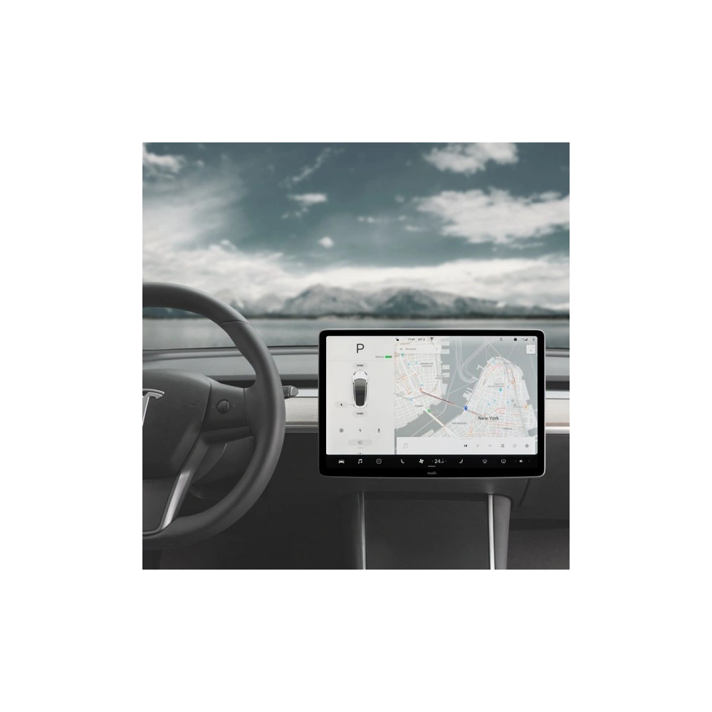 Wholesale Matte Protective Film Moshi iVisor AG Tesla Model 3/Y (Black Frame) - MOSH133BLK - {ean13} - Hurt