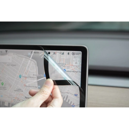 Matowa folia ochronna Moshi iVisor AG Tesla Model 3/Y (czarna ramka)