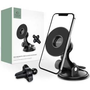 Wholesale Tech-Protect N50 Magnetic MagSafe Dashboard & Vent Car Mount Black - THP1316 - {ean13} - Hurt