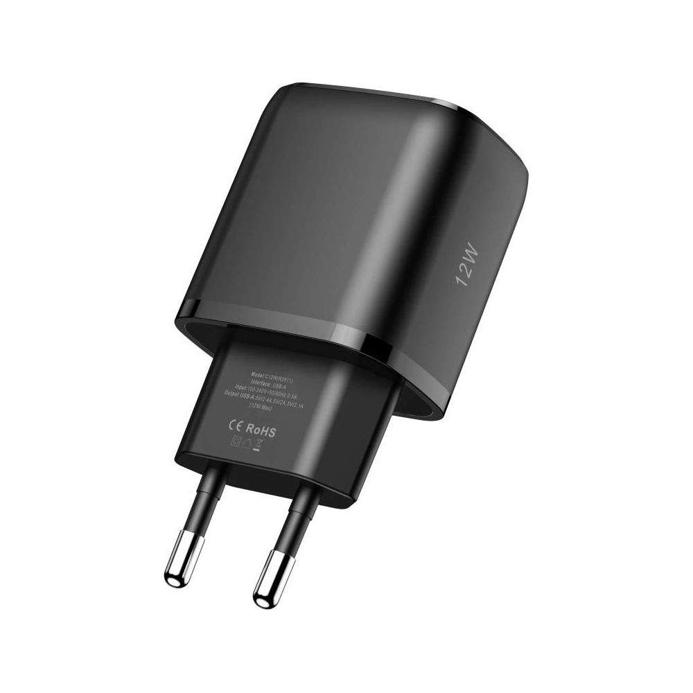 Hurtownia GSM - Ładowarka sieciowa Tech-Protect C12W 2-port Network Charger 2.4A Black - THP1318 - {ean13} - Hurt