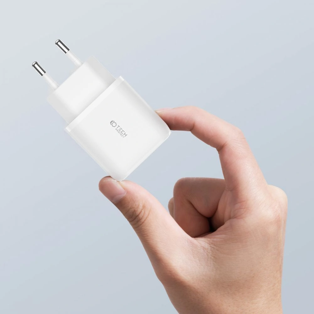 Hurtownia GSM - Ładowarka sieciowa Tech-Protect C12W 2-port Network Charger 2.4A White - THP1319 - {ean13} - Hurt