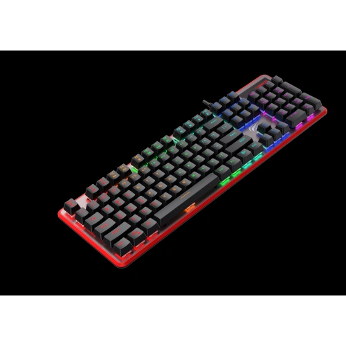 Klawiatura Mechaniczna Gamingowa Havit KB865L RGB (czarna)