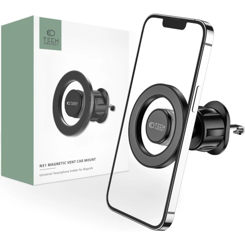 Uchwyt samochodowy Tech-Protect N51 Magnetic MagSafe Vent Car Mount Black