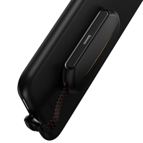 [OUTLET] Adapter audio Baseus GAMO L47 Lightning do Mini Jack 3.5mm i 2x Lightning, RGB, 18W, DAC (czarny)