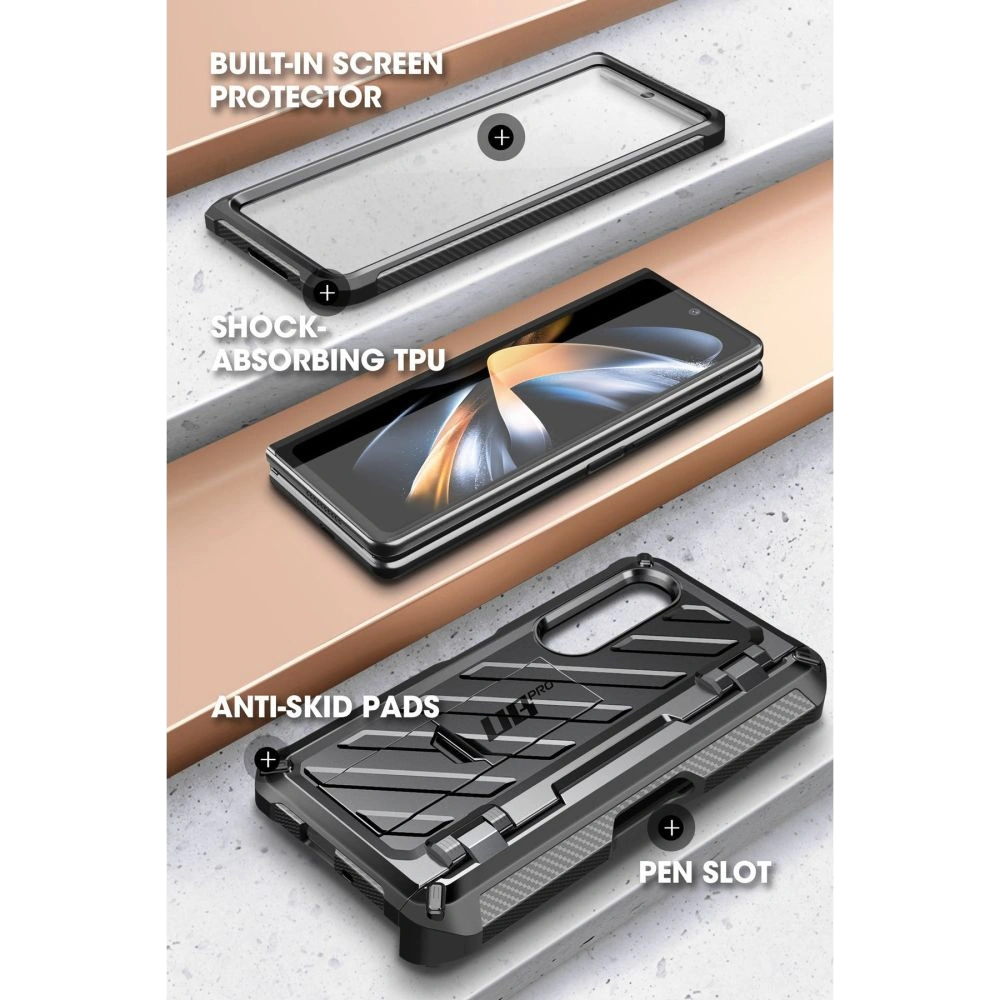 Hurtownia GSM - Etui Supcase Unicorn Beetle Pro Samsung Galaxy Z Fold 4 černé - SPC274 - {ean13} - Hurt