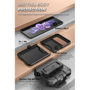 Wholesale Supcase Unicorn Beetle Pro Samsung Galaxy Z Flip 4 Black - SPC275 - {ean13} - Hurt