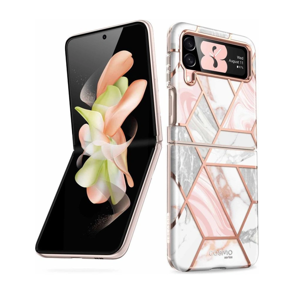 Wholesale Supcase Cosmo Samsung Galaxy Z Flip 4 Marble - SPC279 - {ean13} - Hurt