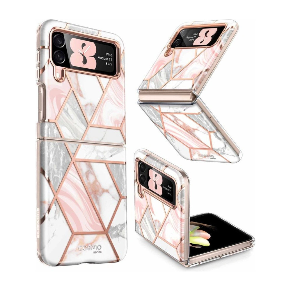 Hurtownia GSM - Etui Supcase Cosmo Samsung Galaxy Z Flip 4 Marble - SPC279 - {ean13} - Hurt