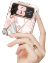 Wholesale Supcase Cosmo Samsung Galaxy Z Flip 4 Marble - SPC279 - {ean13} - Hurt