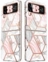 Wholesale Supcase Cosmo Samsung Galaxy Z Flip 4 Marble - SPC279 - {ean13} - Hurt