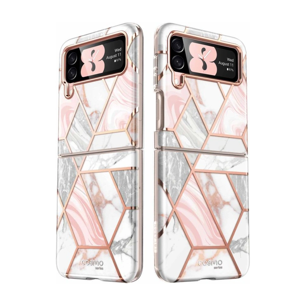 Wholesale Supcase Cosmo Samsung Galaxy Z Flip 4 Marble - SPC279 - {ean13} - Hurt