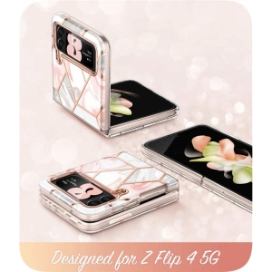 Wholesale Supcase Cosmo Samsung Galaxy Z Flip 4 Marble - SPC279 - {ean13} - Hurt
