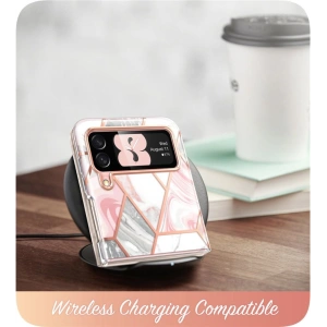 Wholesale Supcase Cosmo Samsung Galaxy Z Flip 4 Marble - SPC279 - {ean13} - Hurt