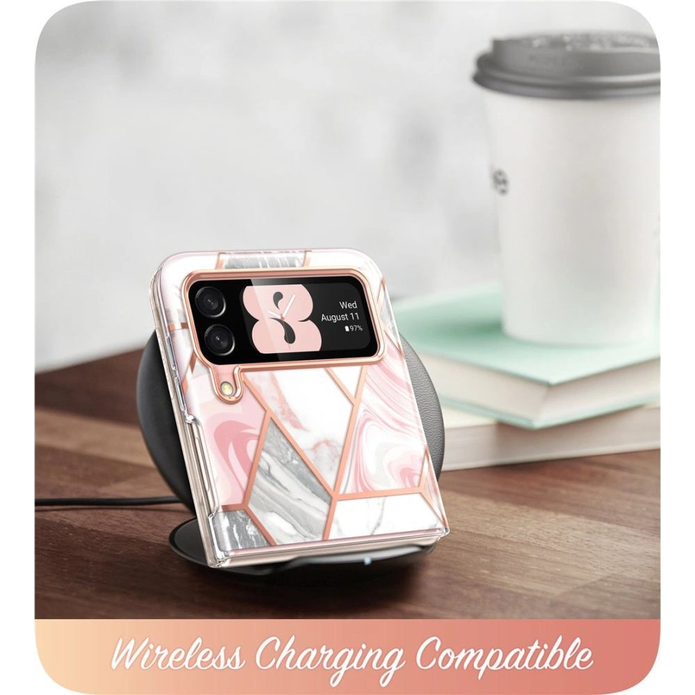 Hurtownia GSM - Etui Supcase Cosmo Samsung Galaxy Z Flip 4 Marble - SPC279 - {ean13} - Hurt
