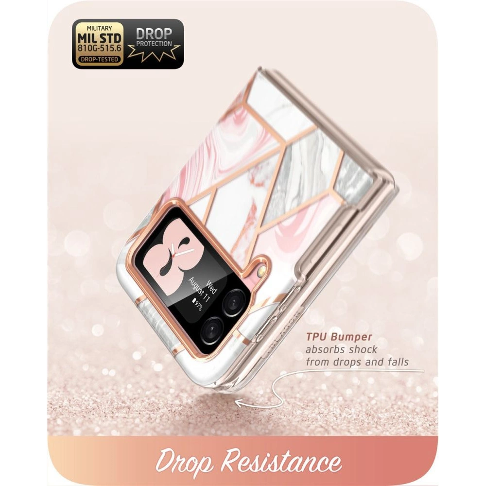 Hurtownia GSM - Etui Supcase Cosmo Samsung Galaxy Z Flip 4 Marble - SPC279 - {ean13} - Hurt