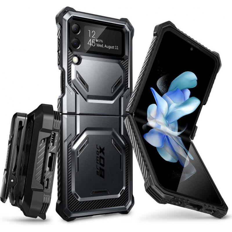 Supcase Distributor - 843439119000 - SPC280 - Supcase IBLSN Armorbox Samsung Galaxy Z Flip 4 Black - B2B homescreen
