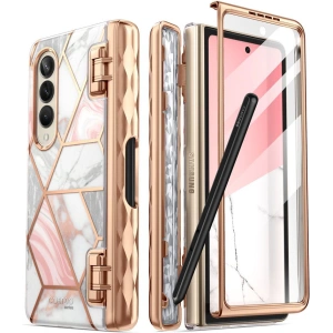 Etui Supcase Cosmo Pen Samsung Galaxy Z Fold 4 Marble