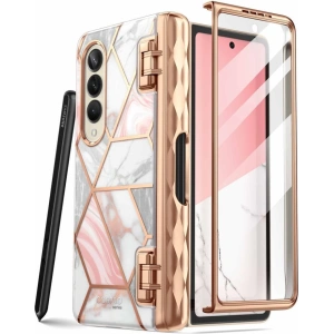 Etui Supcase Cosmo Pen Samsung Galaxy Z Fold 4 Marble