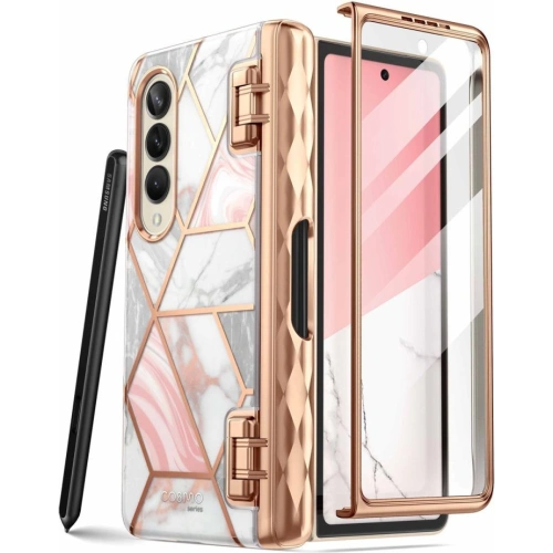 Etui Supcase Cosmo Pen Samsung Galaxy Z Fold 4 Marble