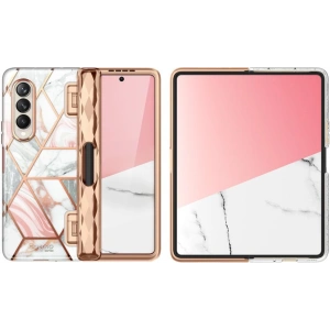 Etui Supcase Cosmo Pen Samsung Galaxy Z Fold 4 Marble