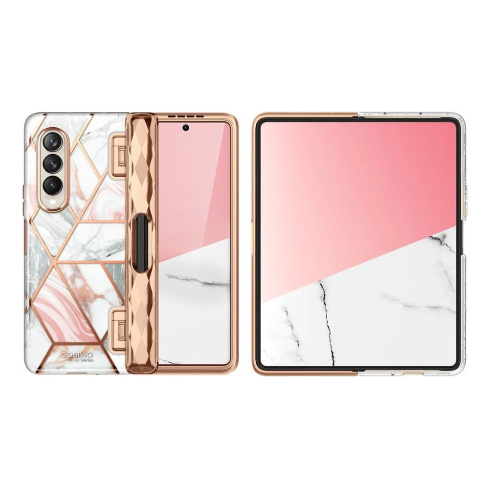 Wholesale Supcase Cosmo Pen Samsung Galaxy Z Fold 4 Marble - SPC283 - {ean13} - Hurt