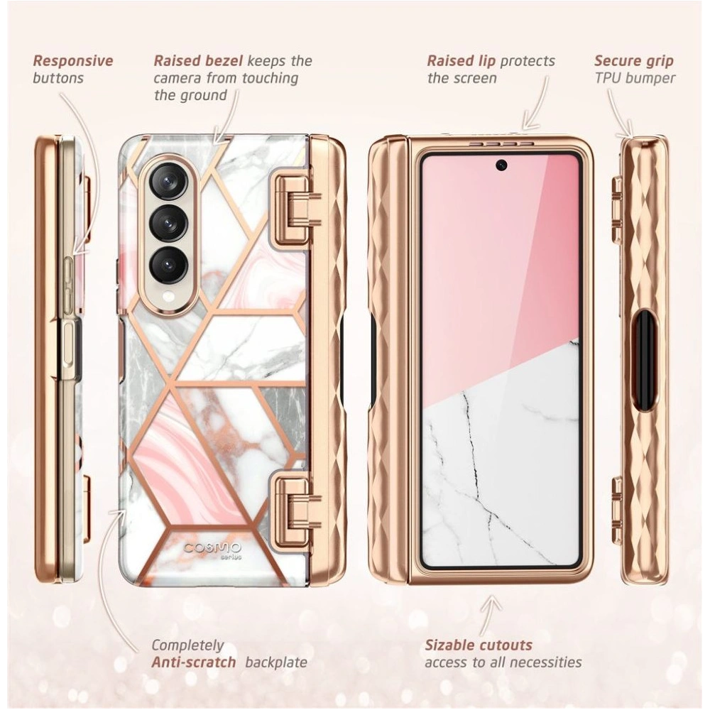 Hurtownia GSM - Etui Supcase Cosmo Pen Samsung Galaxy Z Fold 4 Mramor - SPC283 - {ean13} - Hurt