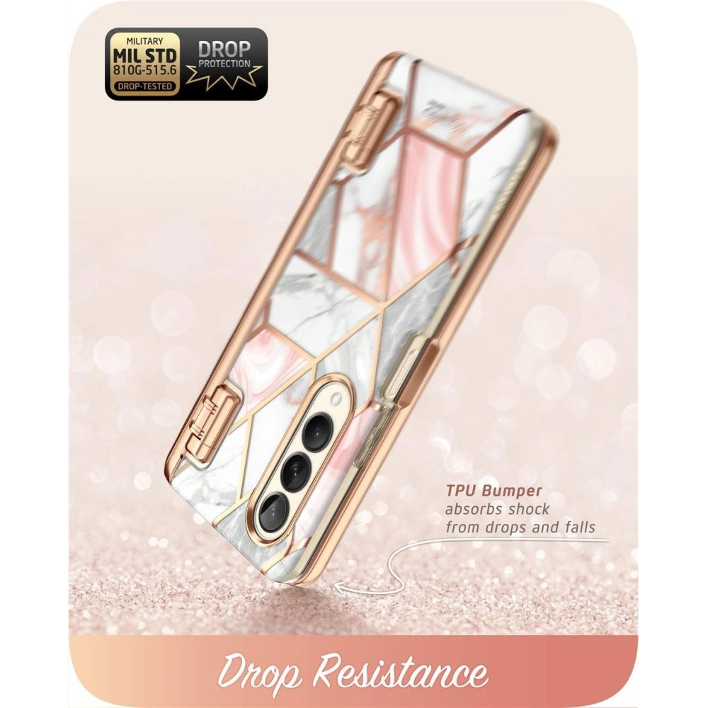 Wholesale Supcase Cosmo Pen Samsung Galaxy Z Fold 4 Marble - SPC283 - {ean13} - Hurt